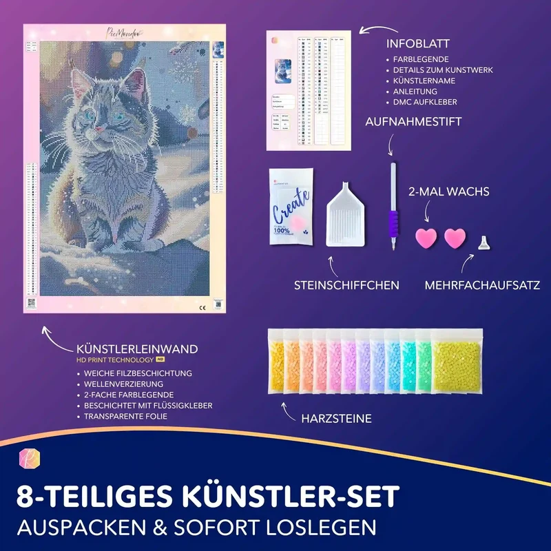 Diamond Painting - Schneegeist