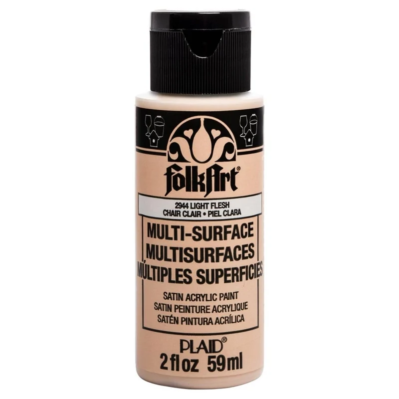 FolkArt - Multi-Surface Acrylic Paint - 2oz - Light Flesh