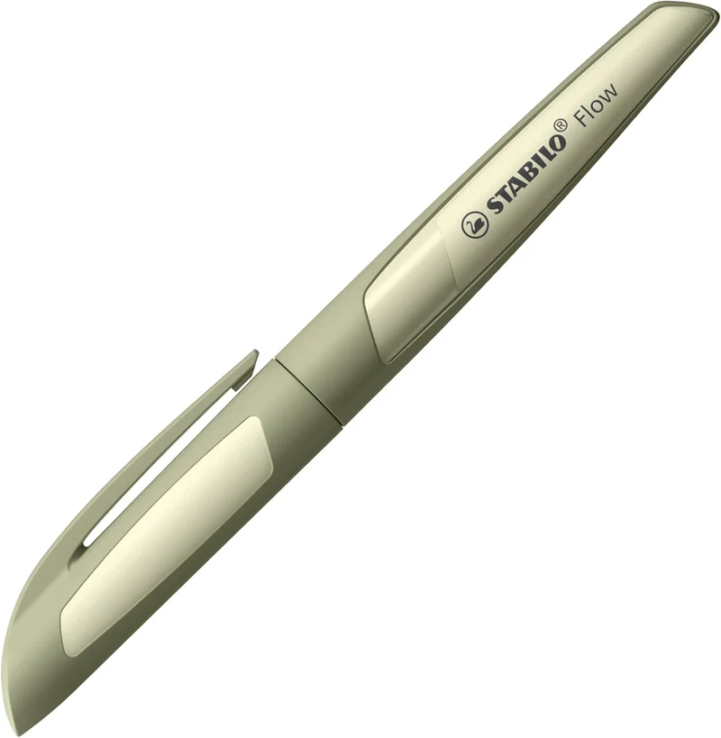 STABILO Flow Monochrome Füller khaki – Edelstahlfeder