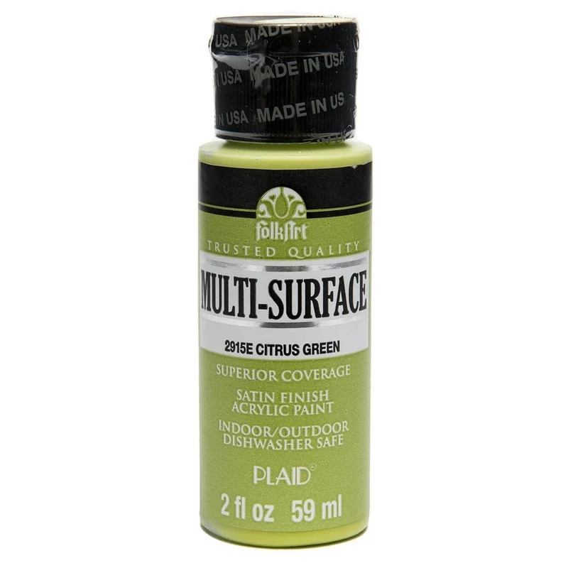 FolkArt - Multi-Surface Acrylic Paint - 2oz - Citrus Green
