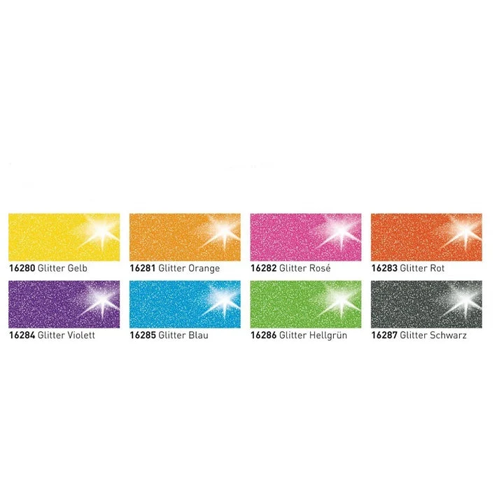 Glitter Paint for Porcelain and Glass, 20 ml