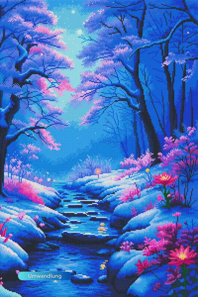 Diamond Painting - Fluss der Träume