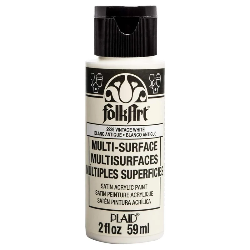 FolkArt - Multi-Surface Acrylic Paint - 2oz - Vintage White