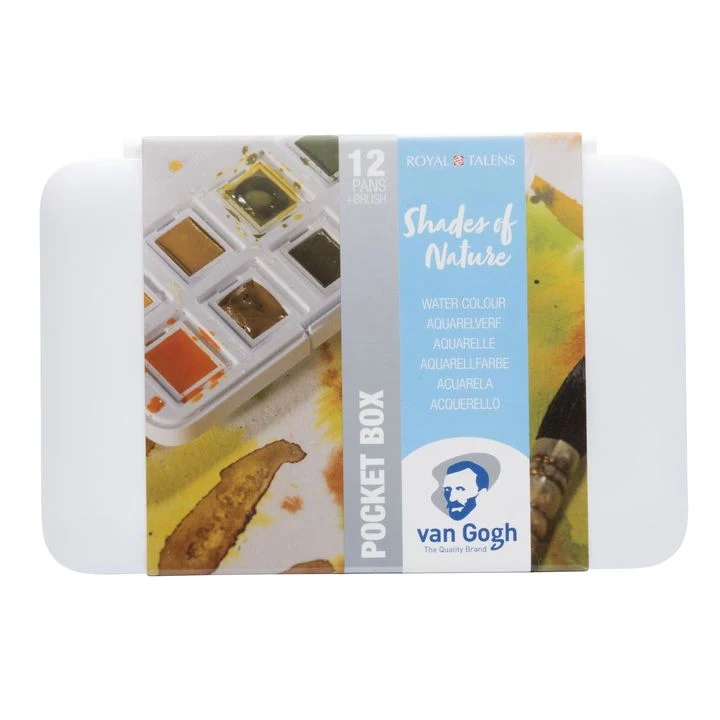 Van Gogh Watercolors, Natural Shades / Set of 12