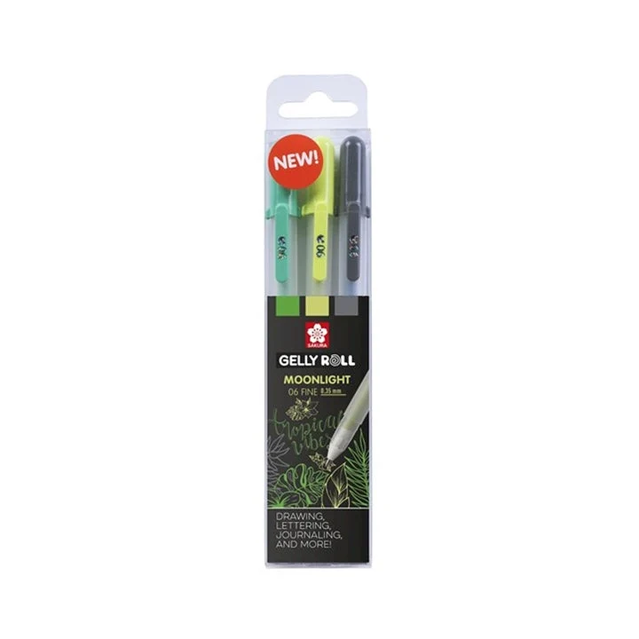 Sakura Gelly Roll MOONLIGHT Gel Pens - Set of 3