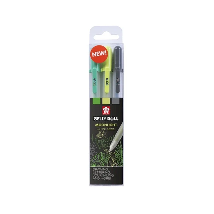 Sakura Gelly Roll MOONLIGHT Gel Pens - Set of 3