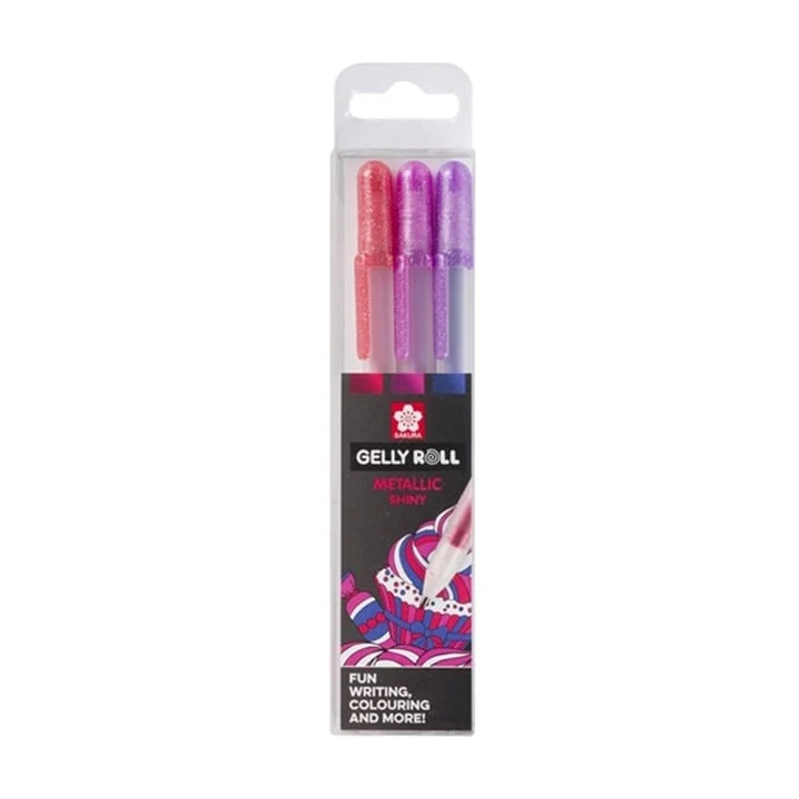 Sakura Gelly Roll METALLIC Gel Pens, Set of 3