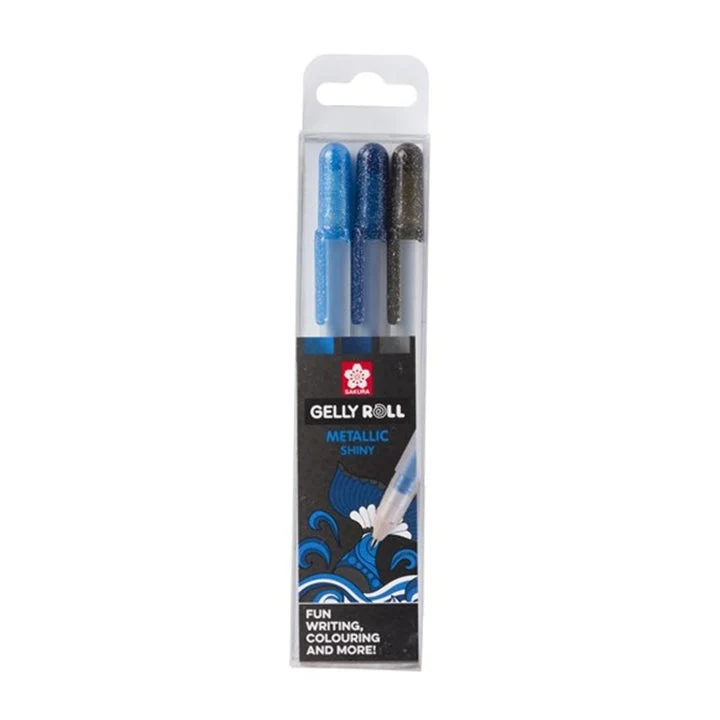 Sakura Gelly Roll METALLIC Gel Pens, Set of 3