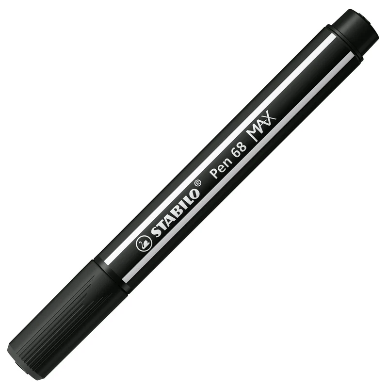 STABILO Pen 68 MAX Filzstift – Farbe: Schwarz