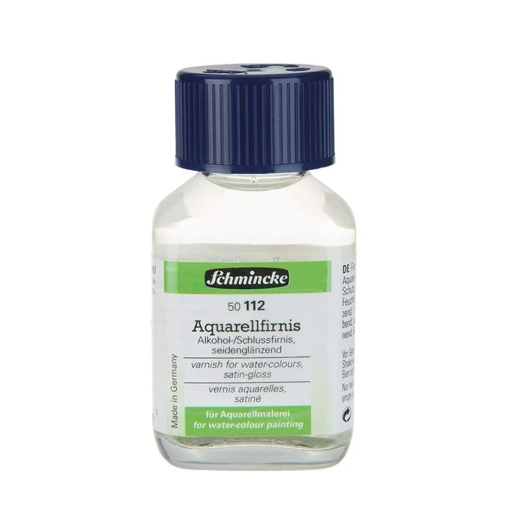 Schmincke Watercolor Varnish for Watercolors with Satin Sheen, 60 ml