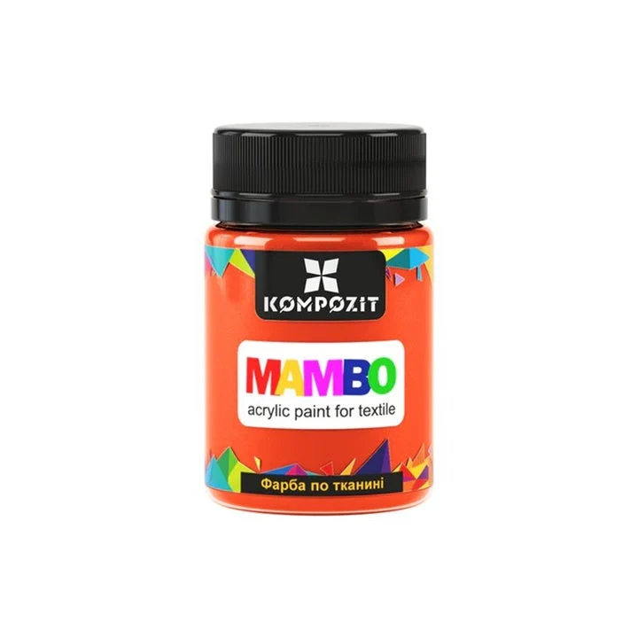 MAMBO Fluorescent Fabric and Leather Paint, 50 ml