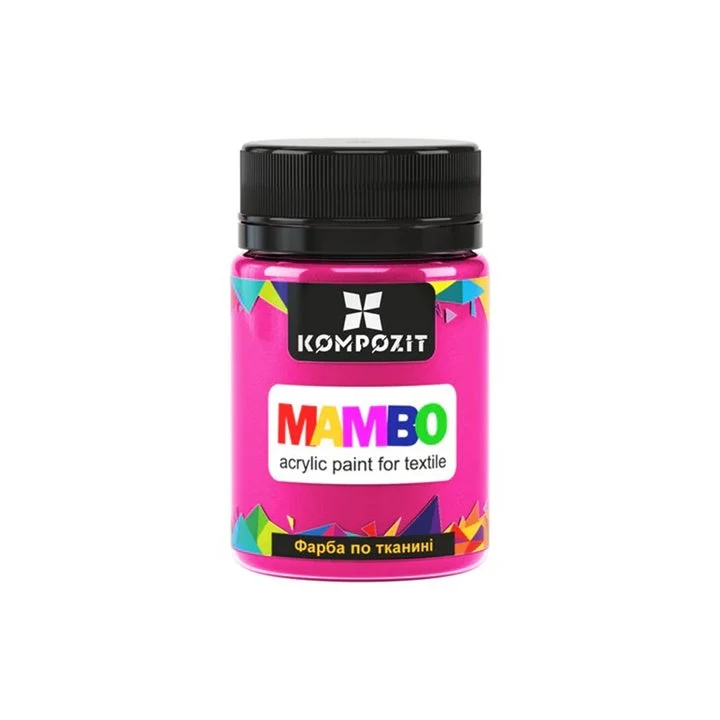 MAMBO Fluorescent Fabric and Leather Paint, 50 ml