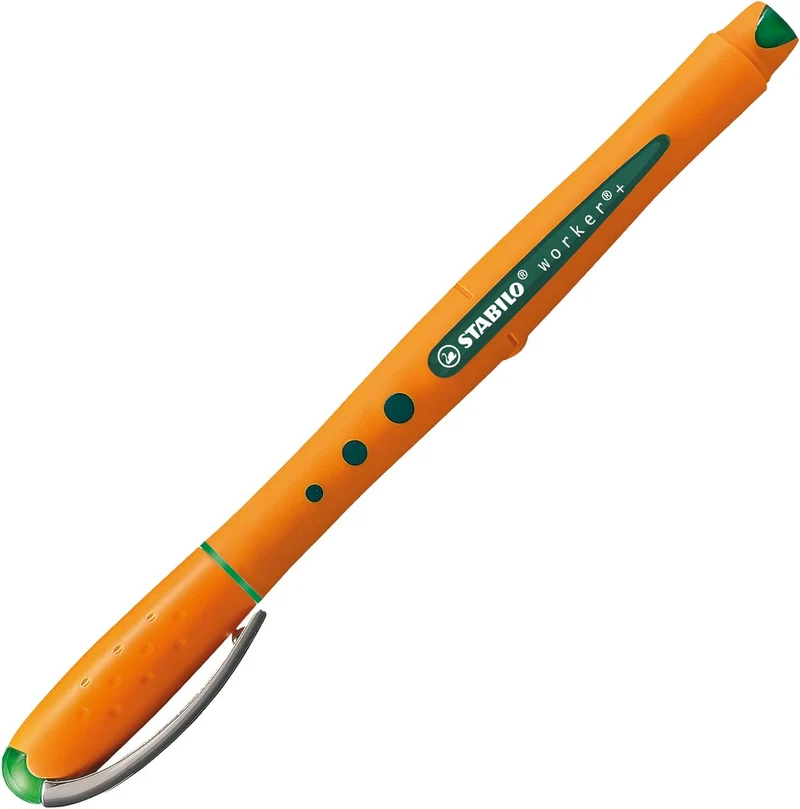 STABILO worker+ fine Tintenroller grün 0,3 mm