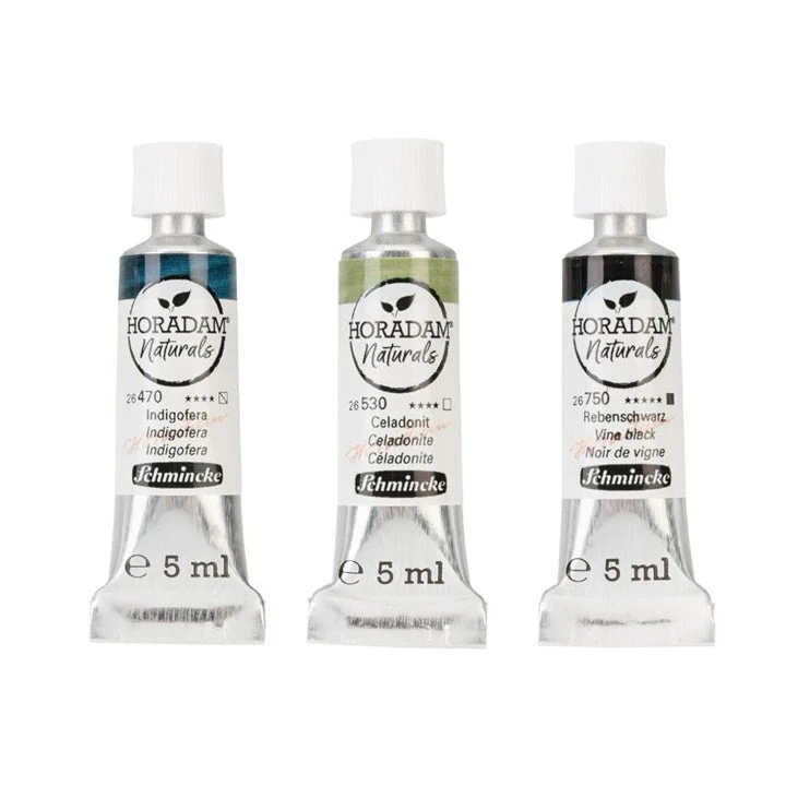HORADAM Naturals Trio Water Watercolor Set, 3x5 ml