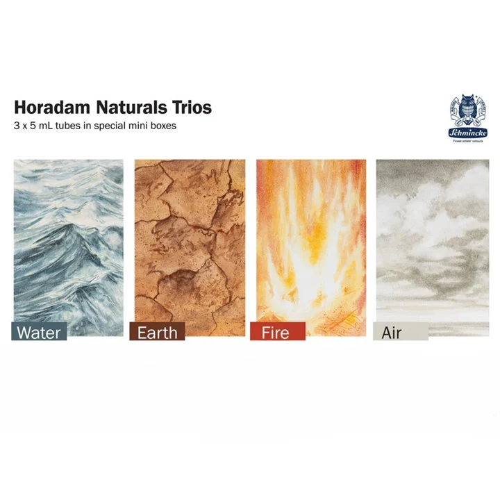 HORADAM Naturals Trio Air Watercolor Set, 3x5 ml