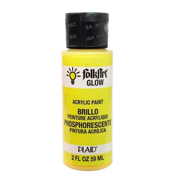 FolkArt - Glow in the Dark - Yellow - 2oz