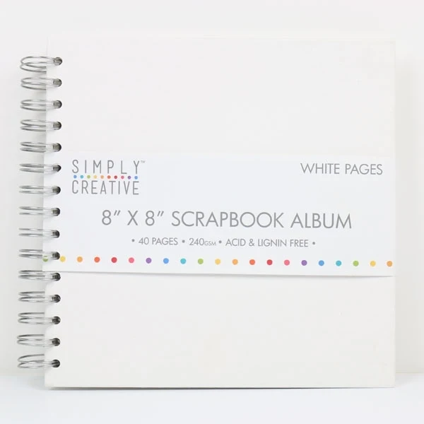 Simply Creative - Album 8x8 - Plain White