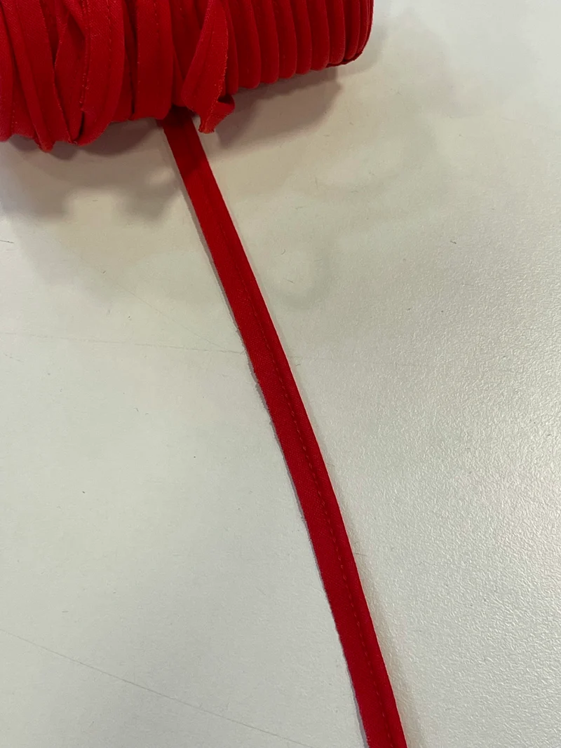 Paspelband 8mm rot