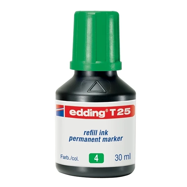 edding - T25 Permanent Marker Refill Ink Green 004