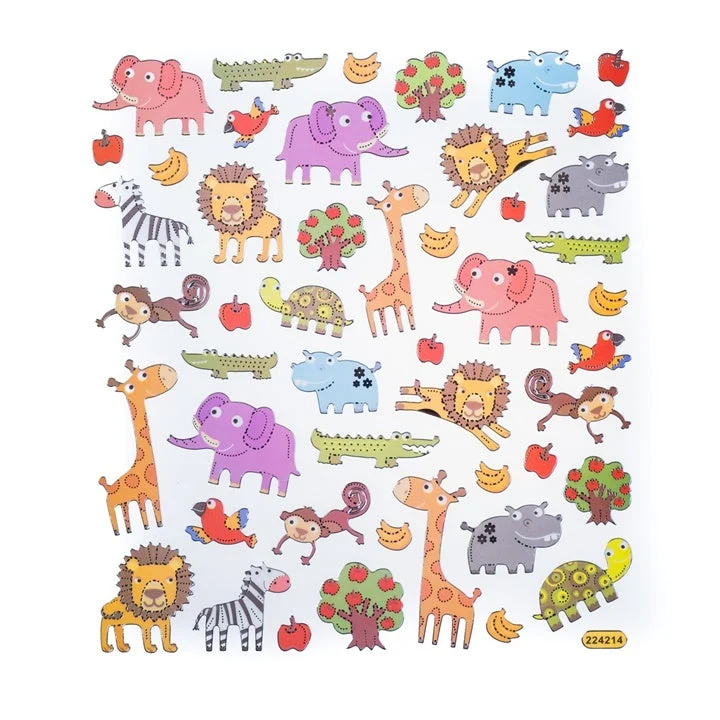 Stickers | ZOO, 48 pcs
