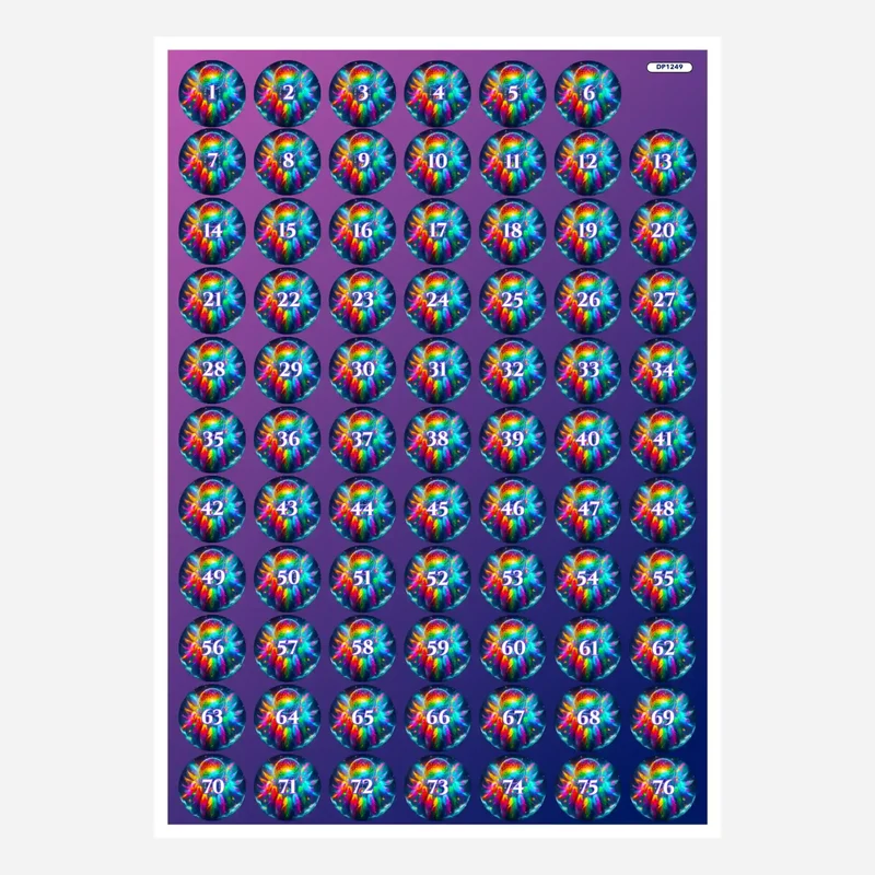 Döschenaufkleber - Träumerei im Federspiel