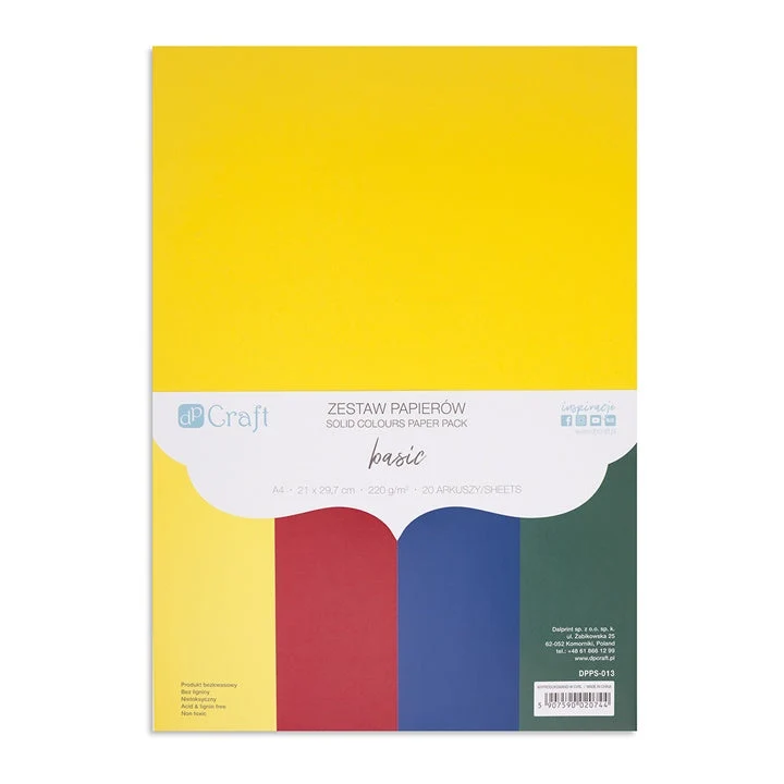 DP Craft Colored Paper Set of 20