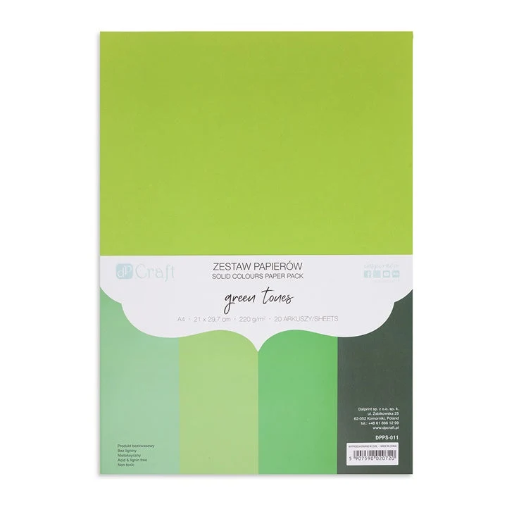 DP Craft Colored Paper Set of 20