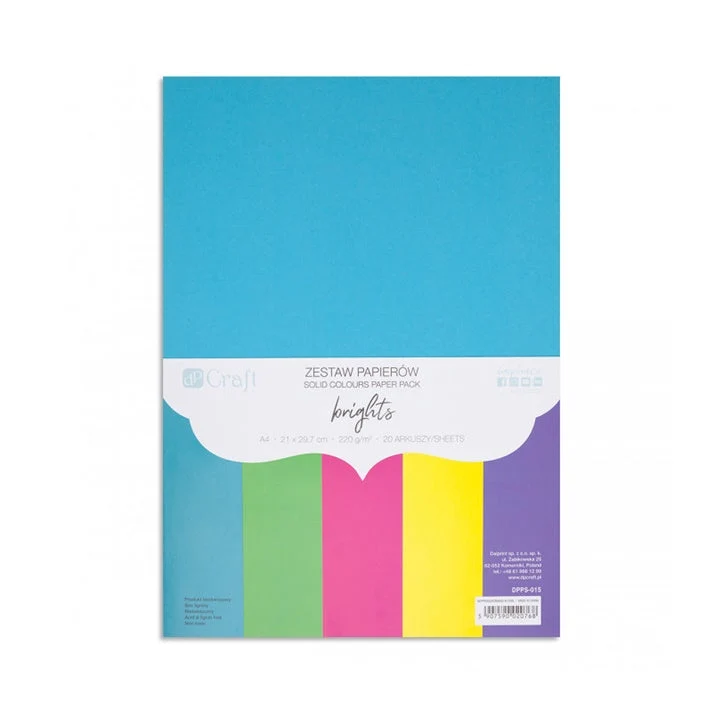 DP Craft Colored Paper Set of 20