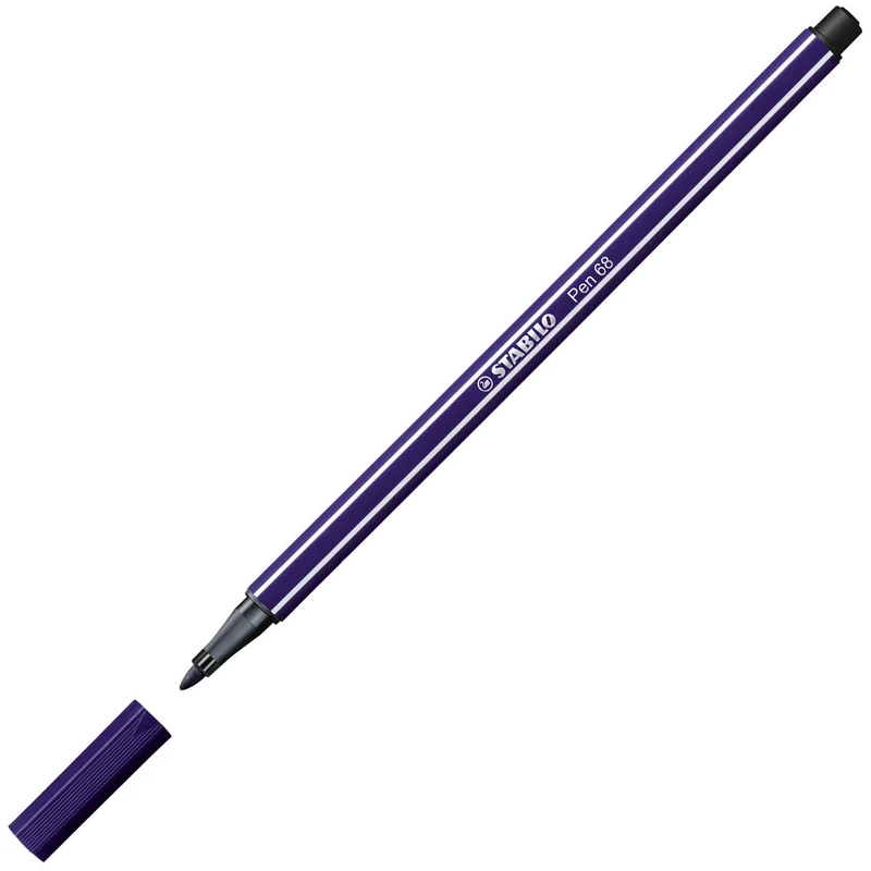 STABILO Pen 68 Filzstift preußischblau – 1 mm
