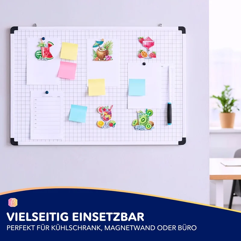 Diamond Painting Kühlschrankmagneten - Cocktails