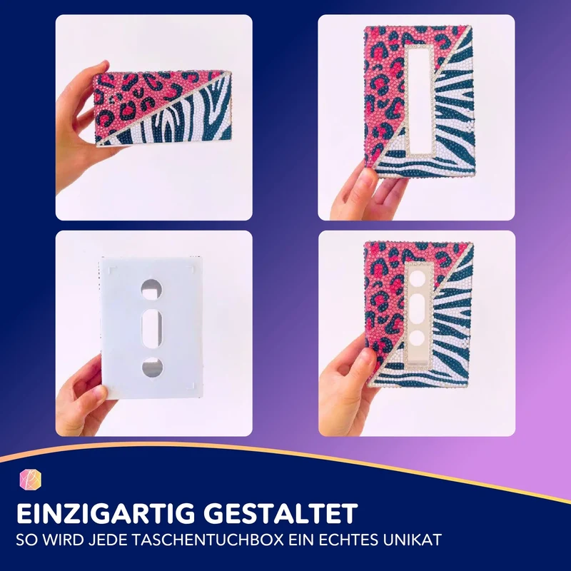 Diamond Painting - Tücherbox Tiermuster
