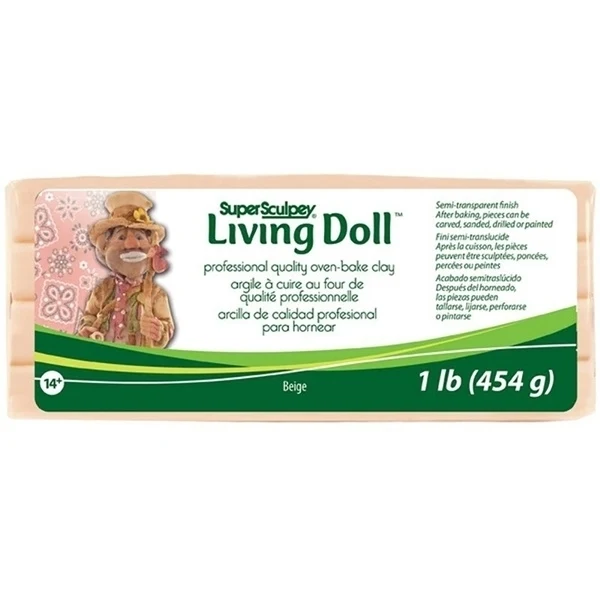 Super Sculpey Living Doll - Beige 1lb