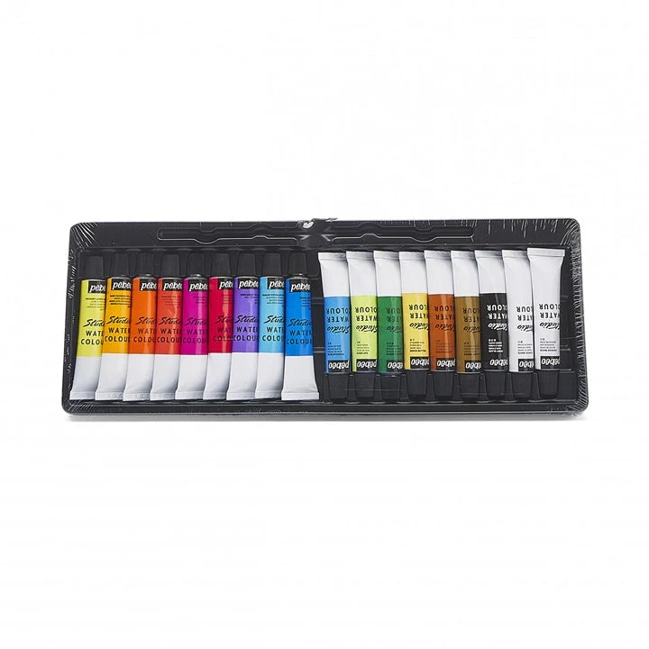 Pebeo Studio Watercolor Set, 18 x 12 ml