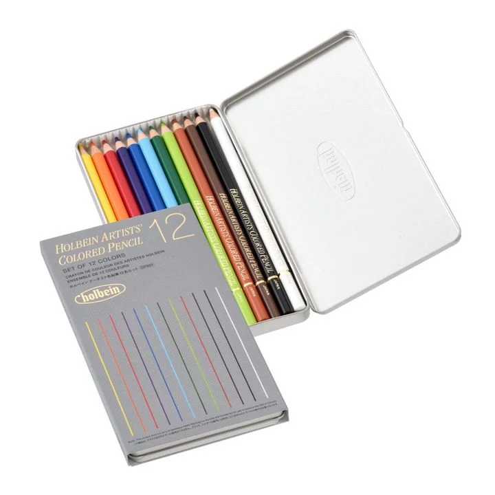 Holbein Artists Colored Pencils, Set of 12