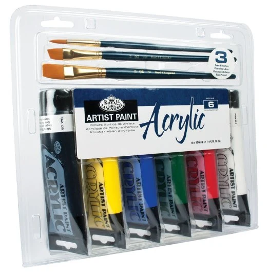 Royal & Langnickel Artist Paint Acrylic Set, 9-Piece