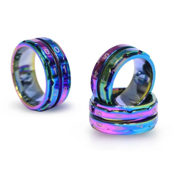 KnitPro Reihenzähler-Ring Größe 8 - 18,2mm Regenbogen