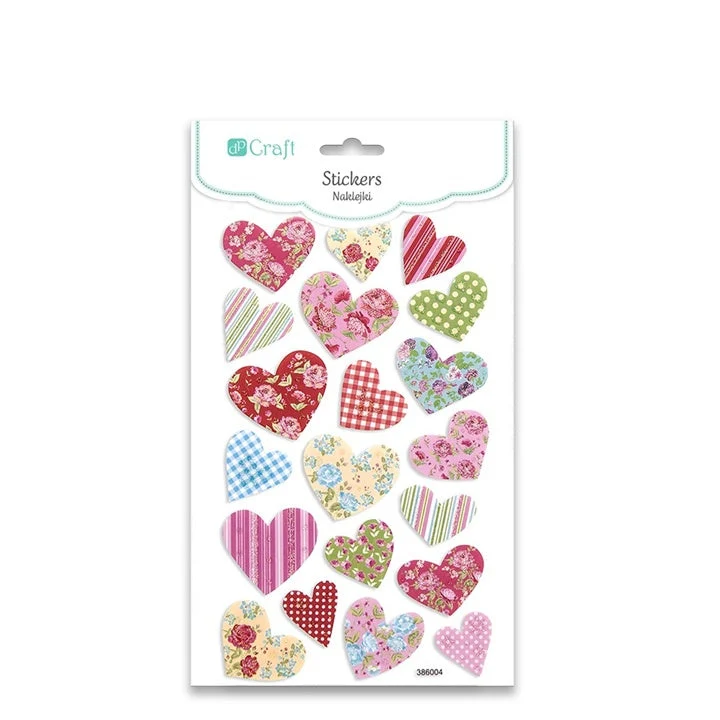 Foam Stickers | Hearts, 20 pcs