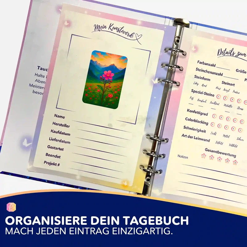 Aufkleber 5er-Set - Jennifer Special - Gebirgsblume
