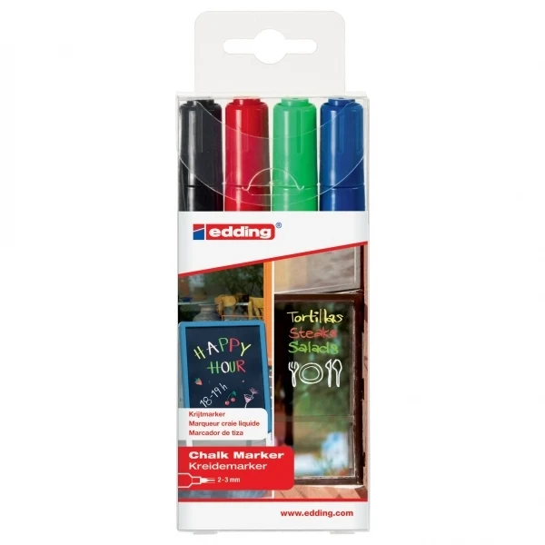 edding - 4095 Chalk Assorted 4 (001-003 011)