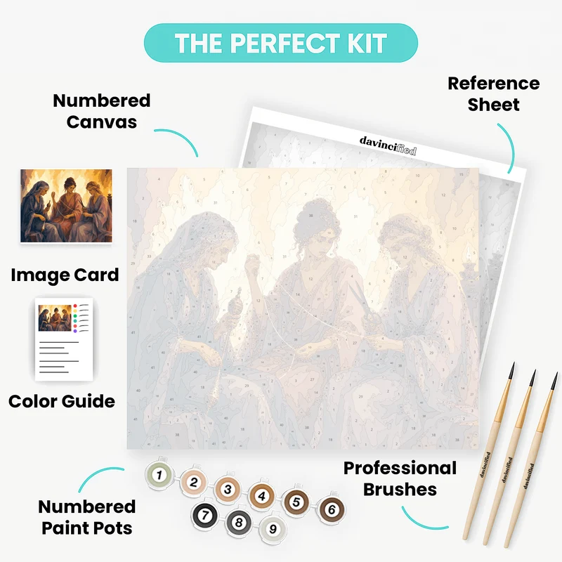 The Three Fates - Paint by Numbers Kit