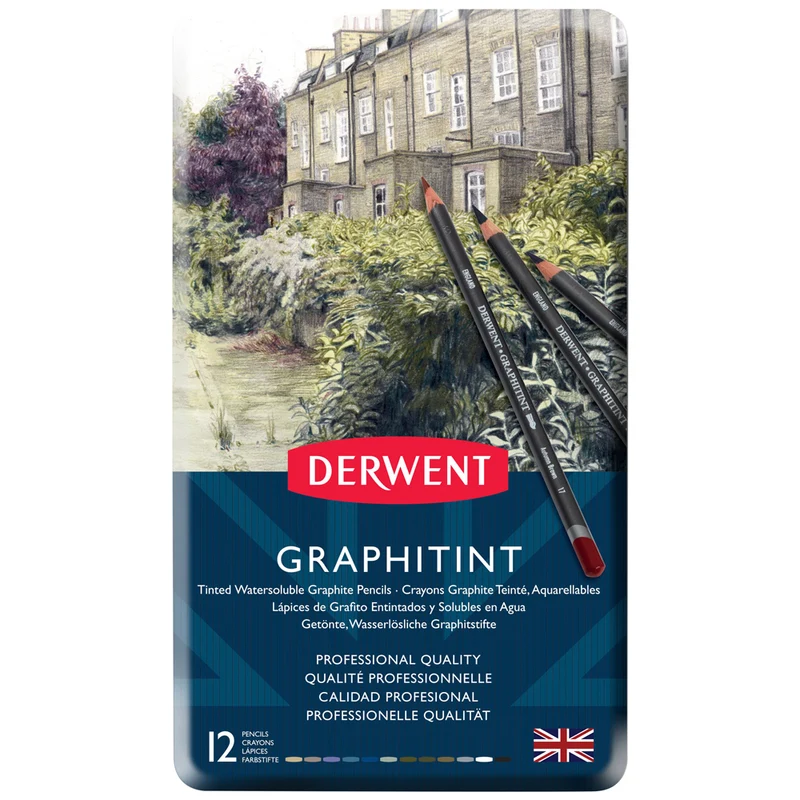 Derwent - Graphitint Pencil - 12 Tin
