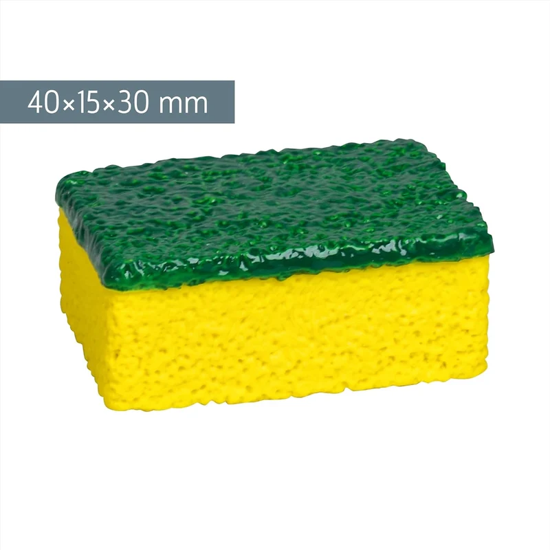 BRUNNEN Radiergummi „Schwamm“ 3D | gelb/grün | TPR