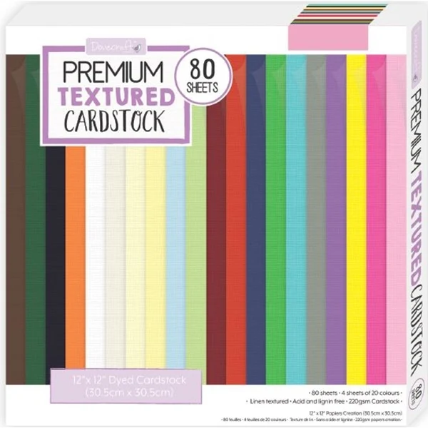 Dovecraft - 12x12 Textured Cardstock