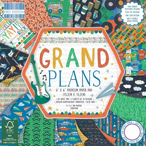 First Edition 6x6 Pad - Grand Plans