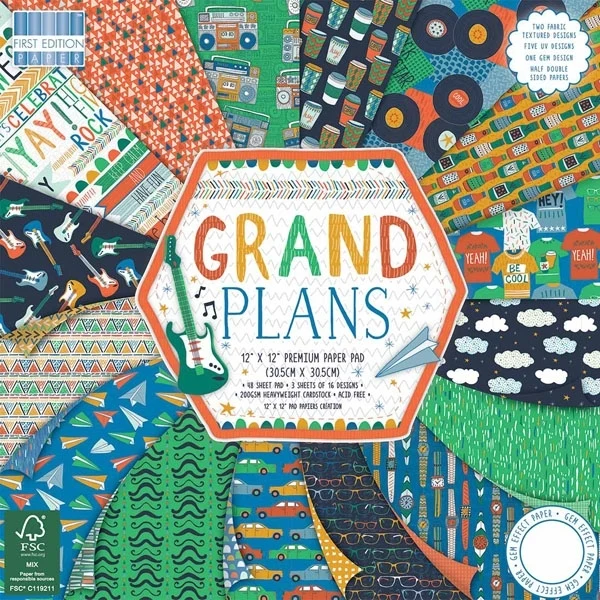 First Edition 12x12 Pad - Grand Plans