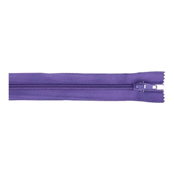 Reißverschluss lila 18cm