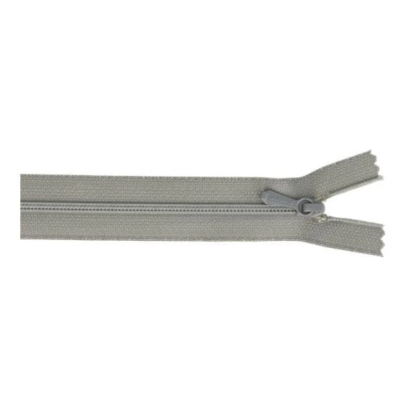 Reißverschluss grau 18cm