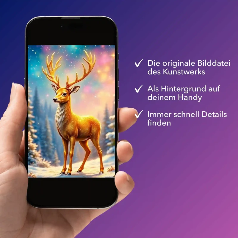 Digitale Bildmappe - Golden Hirsch