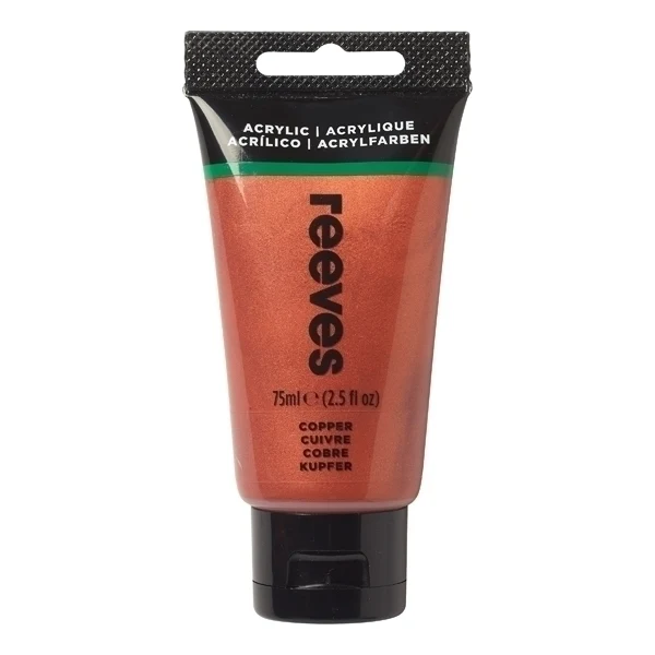 Reeves - Metallic Copper - Fine Acrylic - 75ml - Reeves