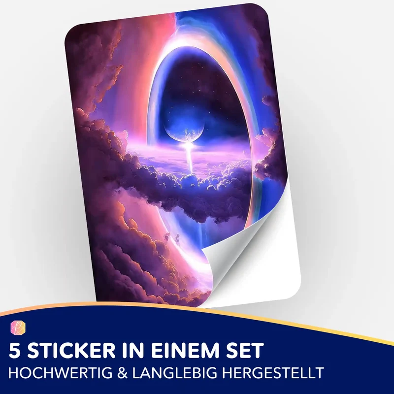 Aufkleber 5er-Set - Tor in die andere Welt "Limited Edition"